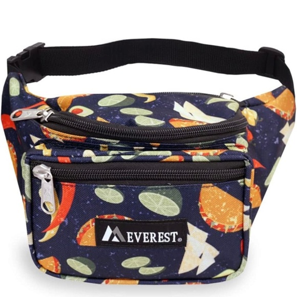 Everest Handbags - Everest Signature Pattern Waist Pack, Tacos, One Size